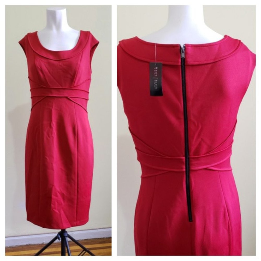WHBM Red/Cerise Dress Size 6 NEW NWT